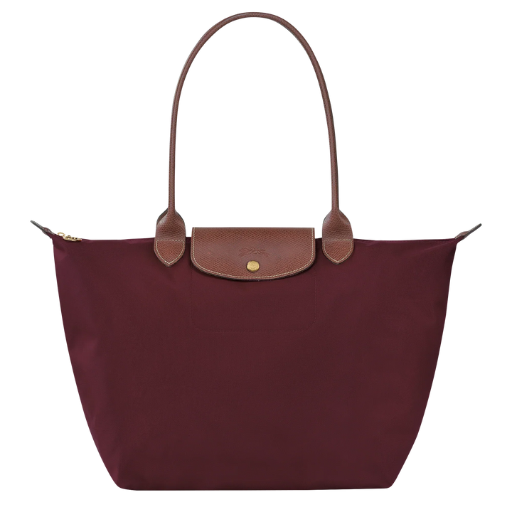 Large Pliage Tote, Burgundy