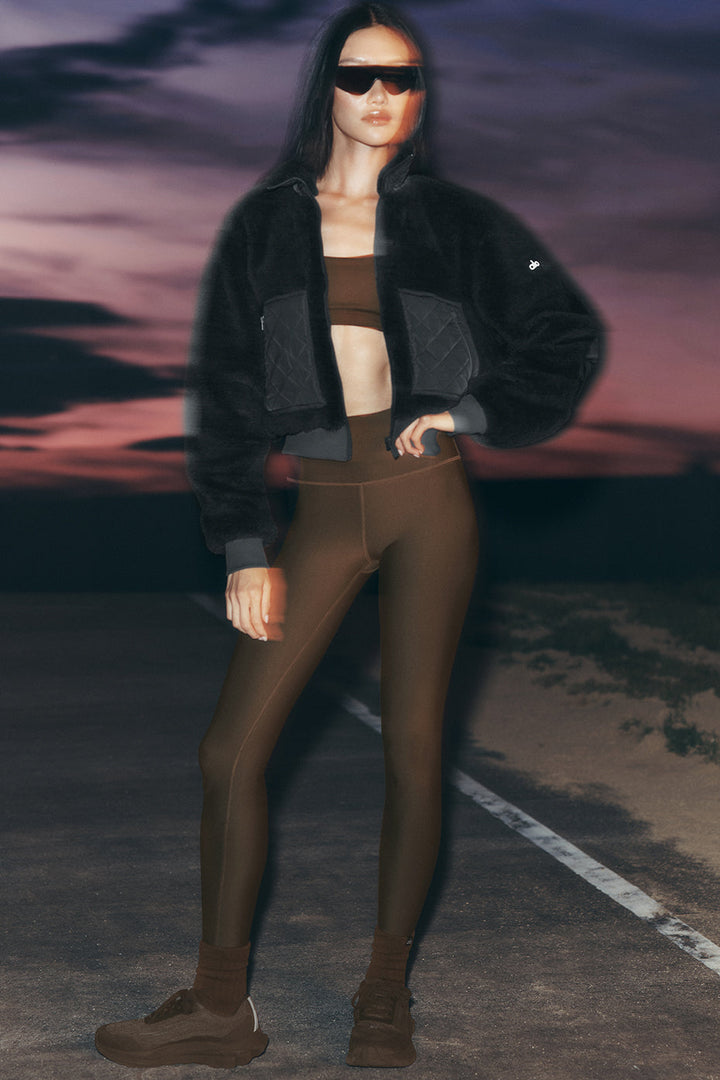 7/8 High-Waist Airlift Legging - Espresso